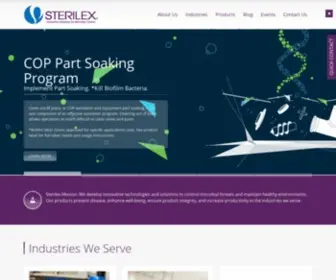 Sterilex.com(Sterilex®) Screenshot