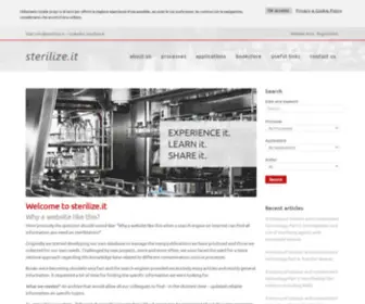 Sterilize.it(Homepage) Screenshot