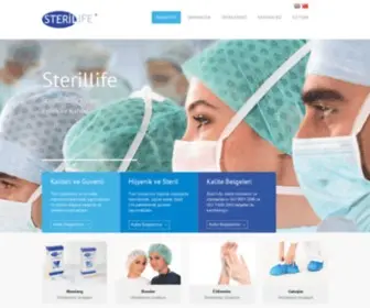 Sterillife.com.tr(Maske, Medikal Maske, Cerrahi Maske, Hijyen Maskesi) Screenshot