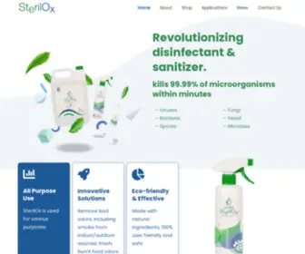 Sterilox.co(Best sanitizer spray in dubai) Screenshot