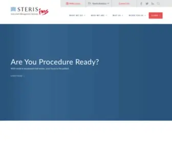 Steris-IMS.com(STERIS Instrument Management Services) Screenshot