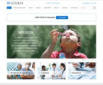 Steris.com(STERIS) Screenshot