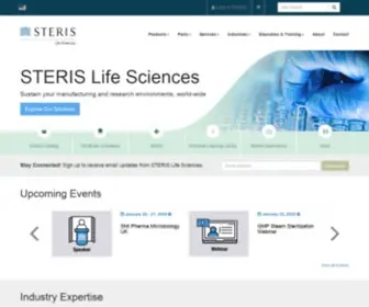 Sterislifesciences.com(STERIS Life Sciences) Screenshot