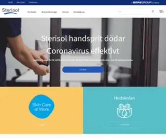 Sterisol.se(Start) Screenshot