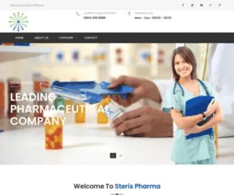 Sterispharma.com(Steris Pharma) Screenshot