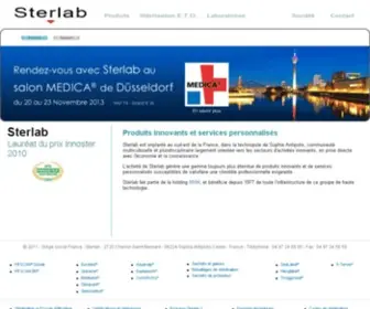 Sterlab.com(Stérilisation) Screenshot