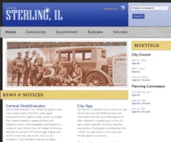 Sterling-IL.gov(Sterling, IL) Screenshot