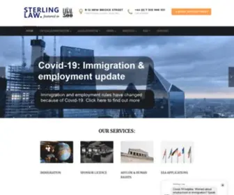 Sterling-Law.co.uk(Sterling Law) Screenshot