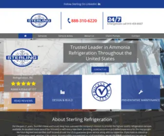 Sterling-Refrigeration.com(Industrial Refrigeration) Screenshot