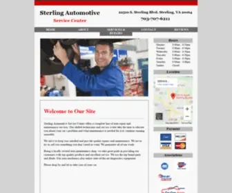 Sterlingautoservice.com(Auto Repair and Maintenance) Screenshot