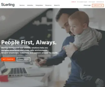 Sterlingbackcheck.com(Employment Background Checks and Screening) Screenshot