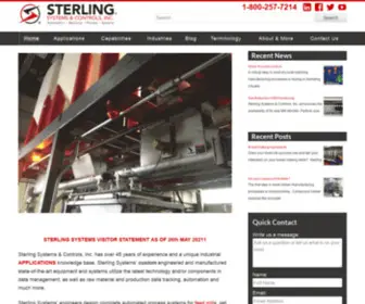 Sterlingcontrols.com(Sterling Systems & Controls) Screenshot