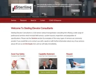 Sterlingelevatorcons.com(Sterling Elevator Consultants) Screenshot