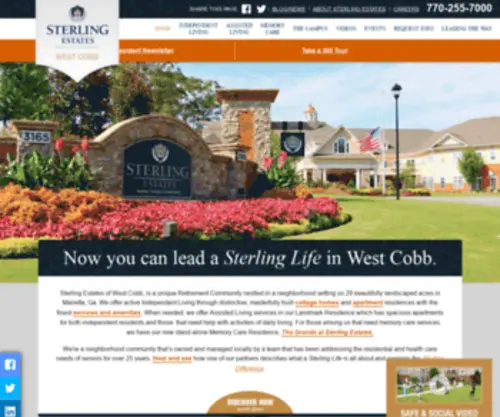 Sterlingestateswestcobb.com(Sterling estates) Screenshot