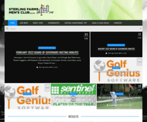 Sterlingfarmsmc.com(Sterling Farms Men's Club) Screenshot