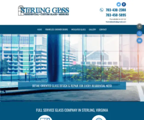 Sterlingglass.net(Glass Company) Screenshot