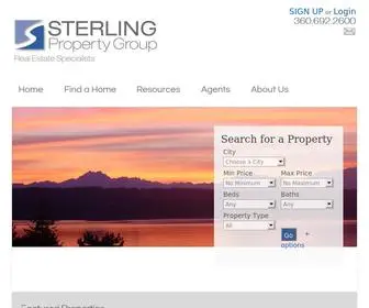 Sterlinggroup360.com(Real Estate Specialists) Screenshot