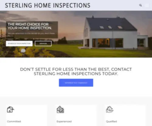 Sterlinghomeinspections.com(Sterling Home Inspections) Screenshot