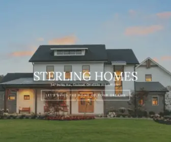 Sterlinghomescincinnati.com(STERLING HOMES) Screenshot