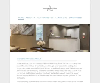 Sterlinghotelscanada.com(Sterling Hotels Canada) Screenshot