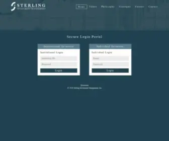 Sterlinginvestmentmanagement.com(Investment Management) Screenshot