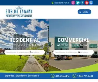 Sterlingkaramar.com(Residential, Commercial, Industrial Property Management) Screenshot