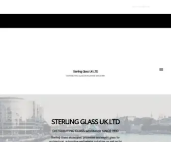 Sterlinglass.com(Glass wholesaler) Screenshot