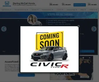 Sterlingmccallhonda.com Screenshot