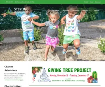 Sterlingmontessori.org(Sterling Montessori Academy & Charter School) Screenshot