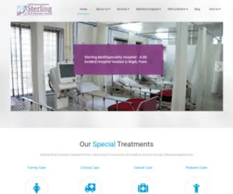 Sterlingmultispecialityhospital.com(Sterling Hospital) Screenshot