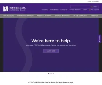 Sterlingnationalbank.com(CheckFlash) Screenshot