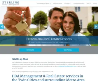 SterlingrealtymGmt.com(HOA Management) Screenshot