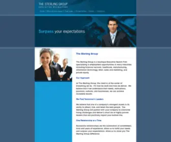 Sterlingrecruitinggroup.com(Sterling Group) Screenshot