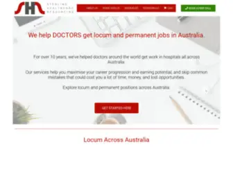 Sterlingresourcing.com.au(Sterling Healthcare Resourcing) Screenshot