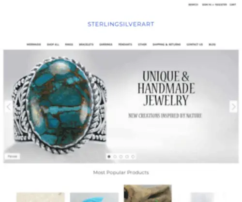 Sterlingsilverart.com(Sterling) Screenshot