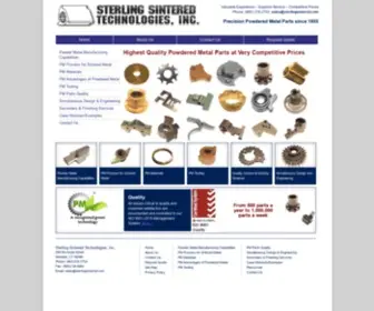 Sterlingsintered.com(Sterling Sintered) Screenshot