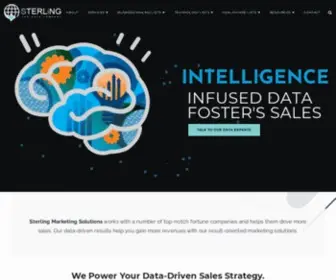 Sterlingsolns.com(Email Database Provider) Screenshot