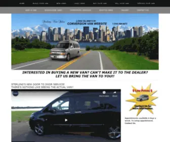 SterlingVans.com(New and Used Conversion vans) Screenshot