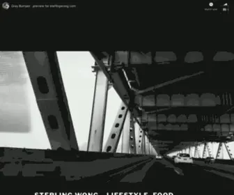 Sterlingwong.com(It's all about the Lifestyle) Screenshot