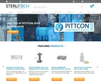 Sterlitech.com(Sterlitech Corporation) Screenshot