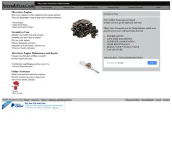 Sterndrives.com(Sterndrive Information) Screenshot