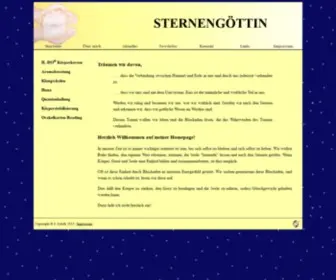 Sternengoettin.at(Sternengöttin) Screenshot