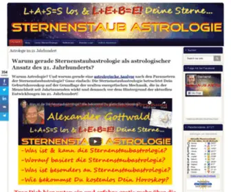 Sternenstaubastrologie.com(Astrologie im 21) Screenshot