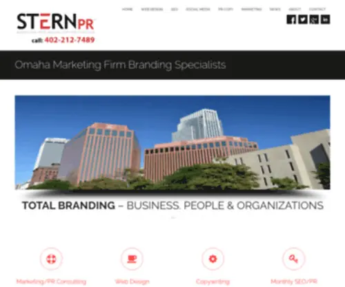 Sternprmarketing.com(Stern PR Marketing Omaha NE) Screenshot