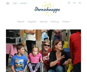 Sternschnuppe.ch(Stiftung Kinderhilfe Sternschnuppe) Screenshot