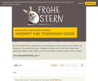 Sternsinger.de(Das Sternsinger) Screenshot