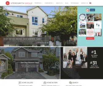 Sternsmith.com(Hillsborough and Burlingame Luxury Real Estate Sternsmith Group) Screenshot