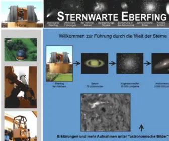 Sternwarte-Eberfing.de(Sternwarte Eberfing) Screenshot