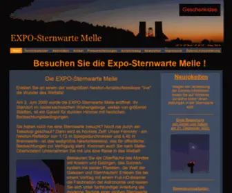 Sternwarte-Melle.de(Die Sternwarte Melle) Screenshot