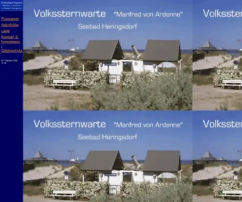 Sternwarte-Usedom.de(Frameset) Screenshot